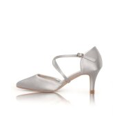 Sonya silver mit Kreuzriemchen