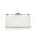 Willow Bag Dyeable Satin/Pleated Spot Mesh Clutch with Bow
