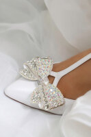 Zinnia Sparkle Bow - AB Crystal