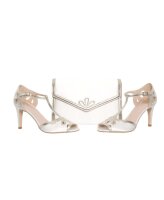 Clover Dyeable Satin Clutch with Gold PU Binding