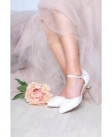 Ingrid Dyeable Lace/Satin Open Waist Court