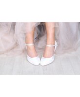 Ingrid Dyeable Lace/Satin Open Waist Court