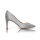 Stara Silver Heatseal Diamante Pointed Court Shoe