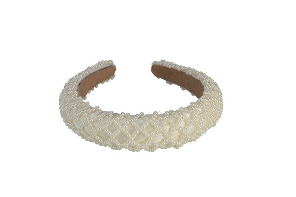 PBR4005 Haarreifen mit Perlen