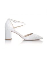 Maise Block Heel Lace Court
