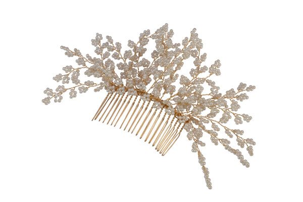 PBH7040 Haarkamm gold