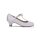 Hope White Satin with Pearl Communion Heels and T-bar