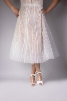 Morgan Ivory Satin/ Kheshi Pearl Trim