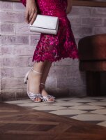 Sandra Shimmer Fabric / Heatseal Crystals -  Gold