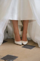 Meghan - Ivory Satin