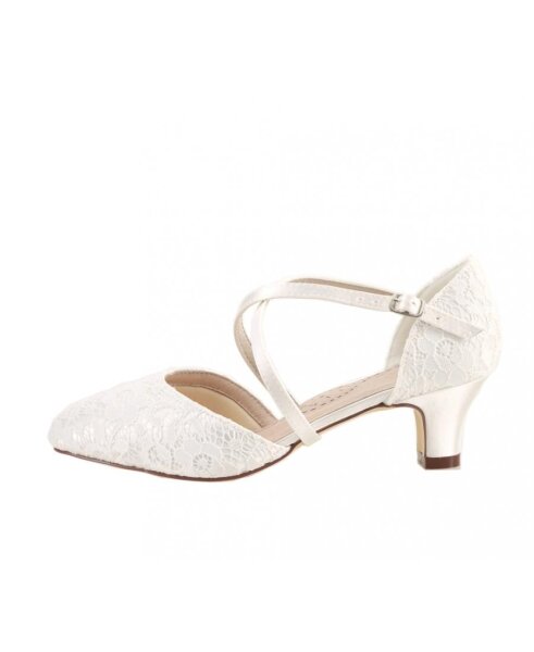 Renate Cross Strap Dyeable Lace/Satin Court