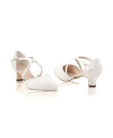 Renate Cross Strap Dyeable Lace/Satin Court