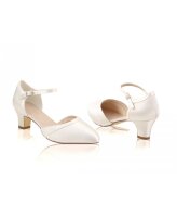 Ingrid Dyeable Satin Open Waist Court