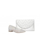 Tess Satin/Mesh/Sequin Lace Flat Point