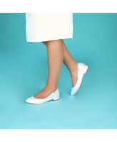 Jodie Dyeable Satin Ballerina with Sparkle Piping