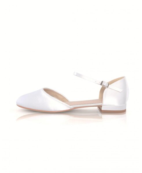 Verity Dyeable Satin Open Wait Ballerina